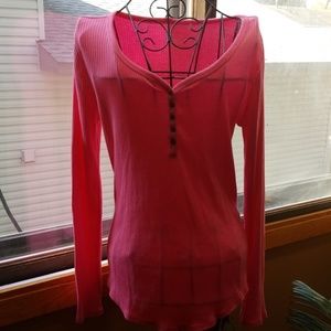 Pink long sleeved top